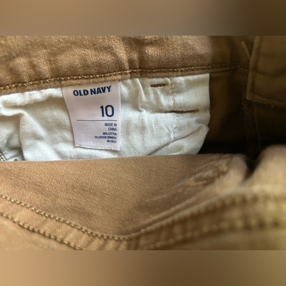 Old Navy sz 10 women’s tan Rockstar ankle skinny jeans, casual khakis, stretchy - Picture 2 of 8